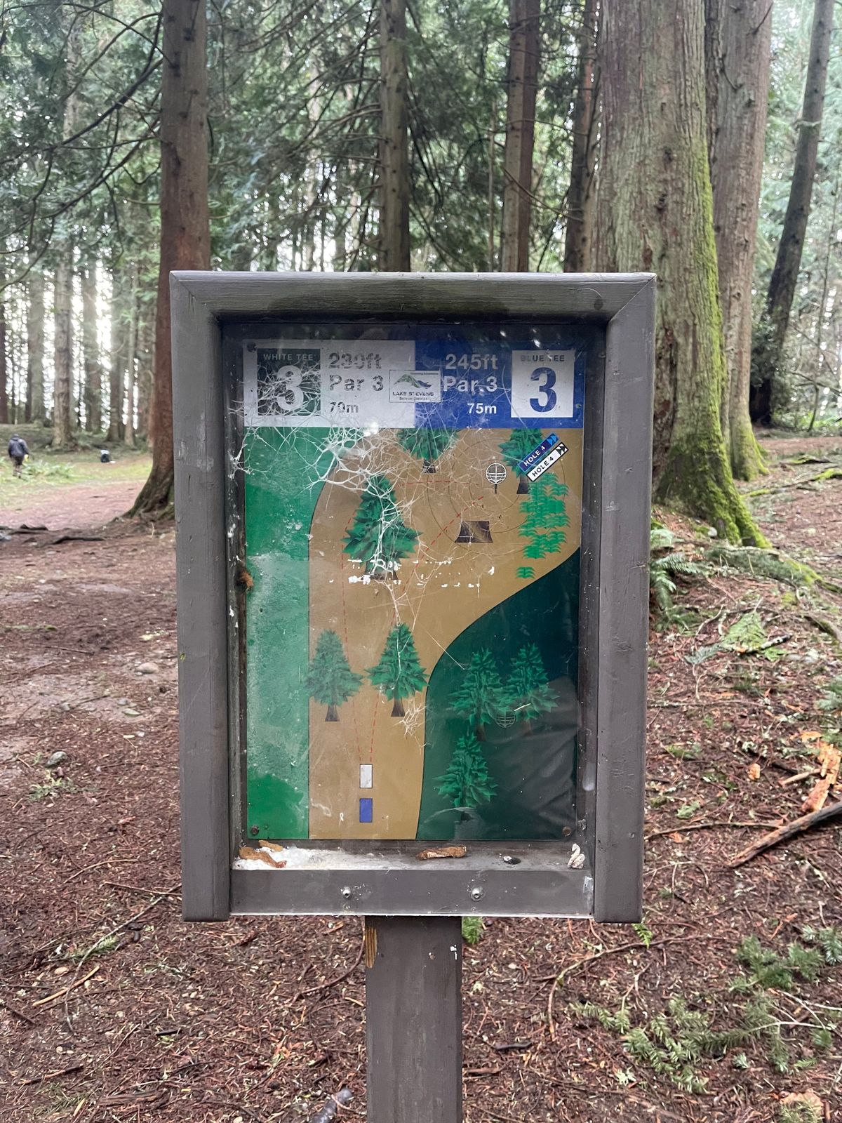 Hole 3 sign
