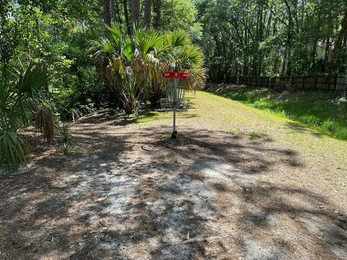Hole 1 basket