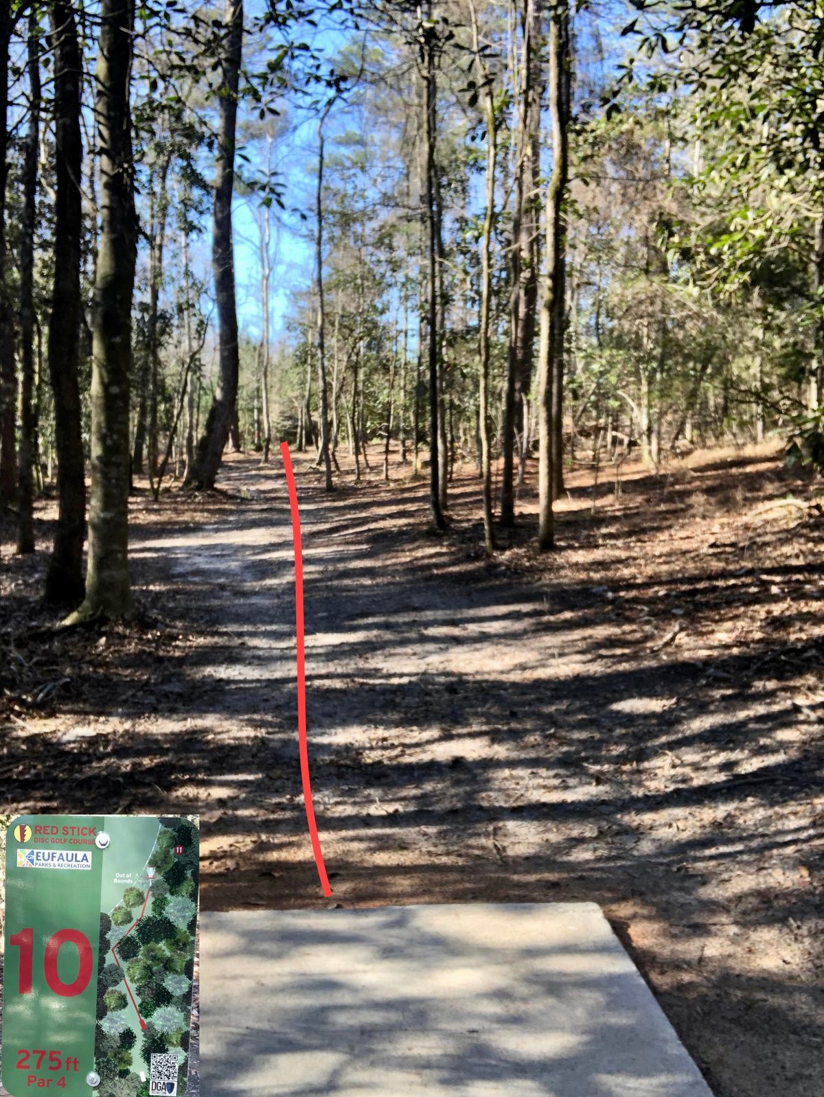 Hole 10 | SHORT pad