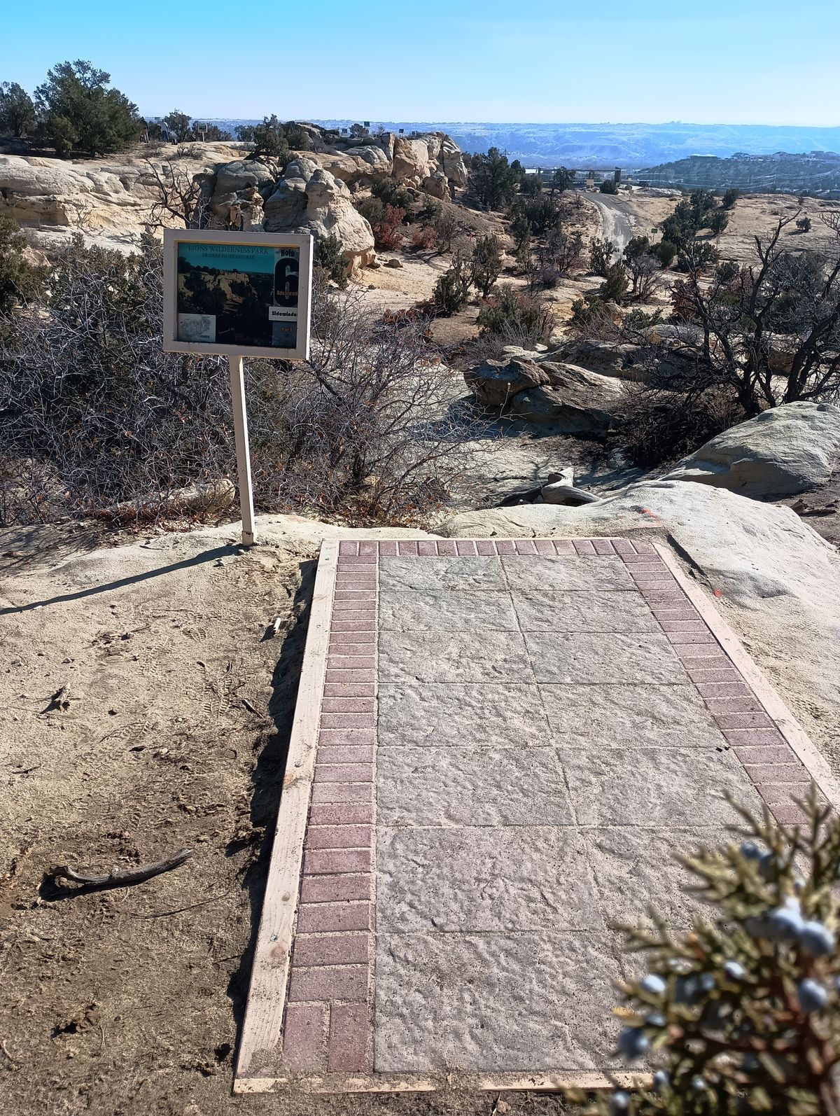 New tee pad on hole 6!