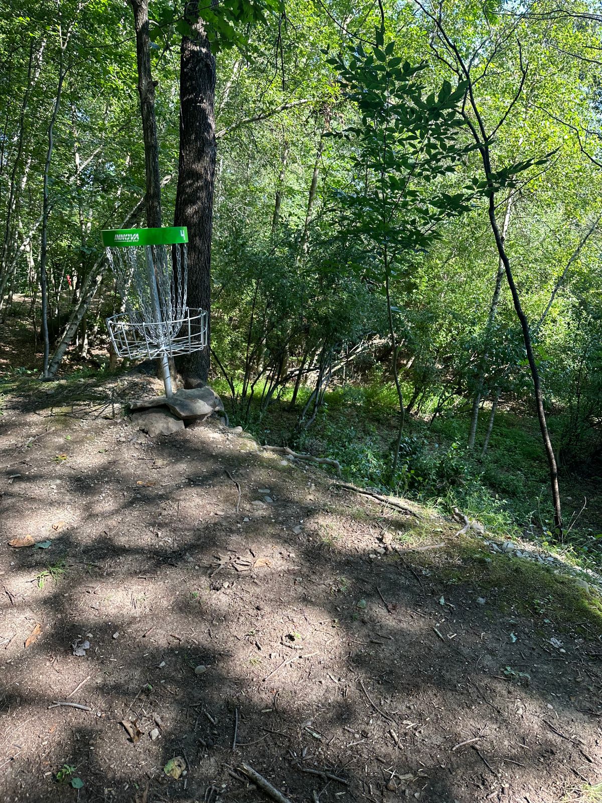 The pit on Hole 4