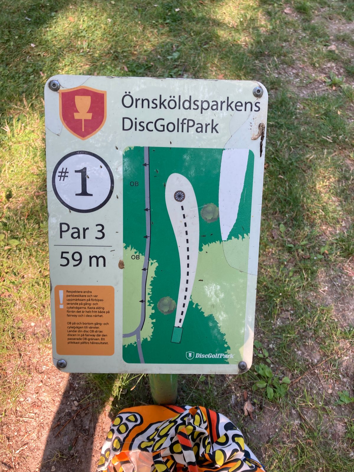 Tee signs on all holes