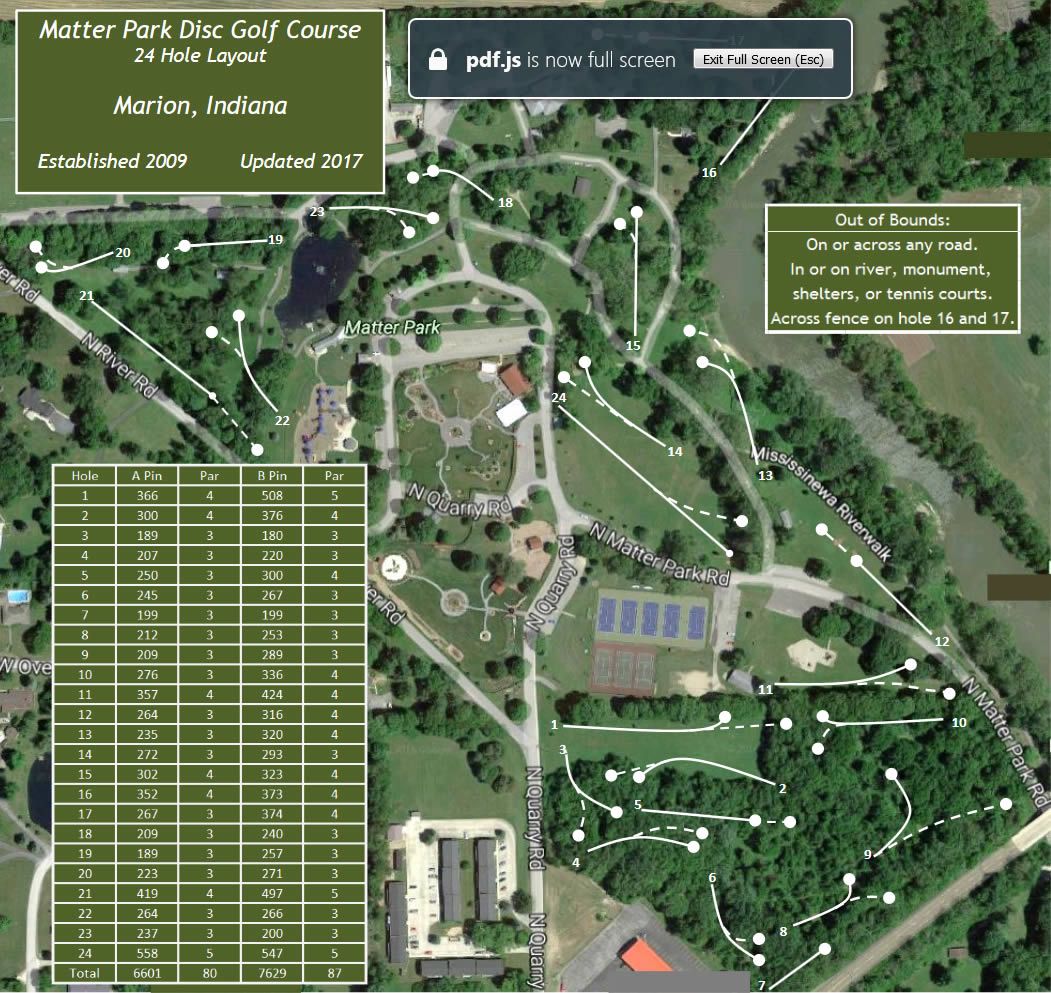 Hole 17 is from an unmarked tee near the end of 15 and the basket is in the little creek. Otherwise this map is pretty accurate