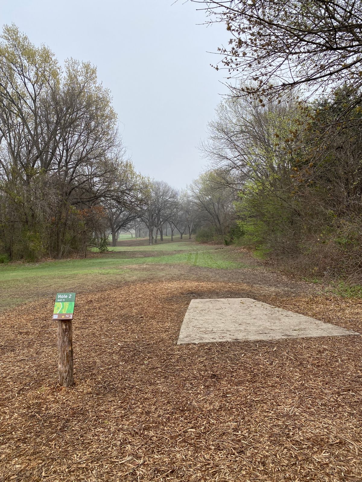 Hole 2’s tee pad