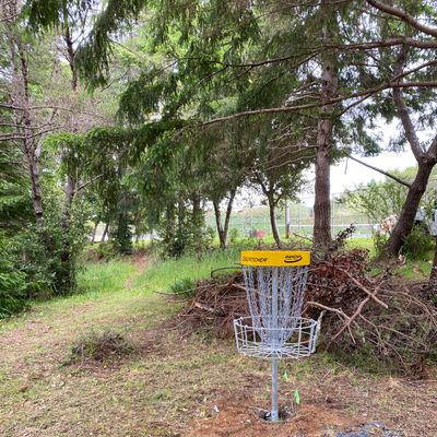 Hole 9 basket