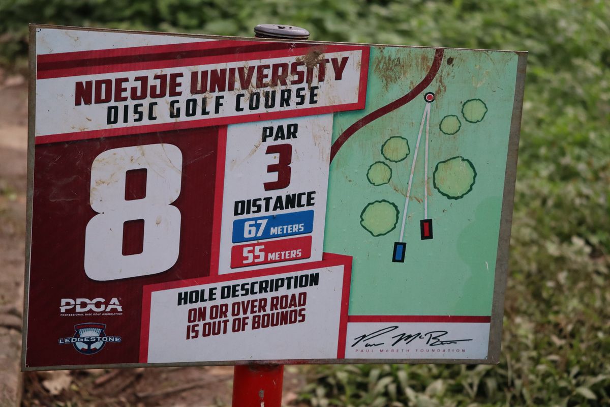 Hole 8 Tee Sign