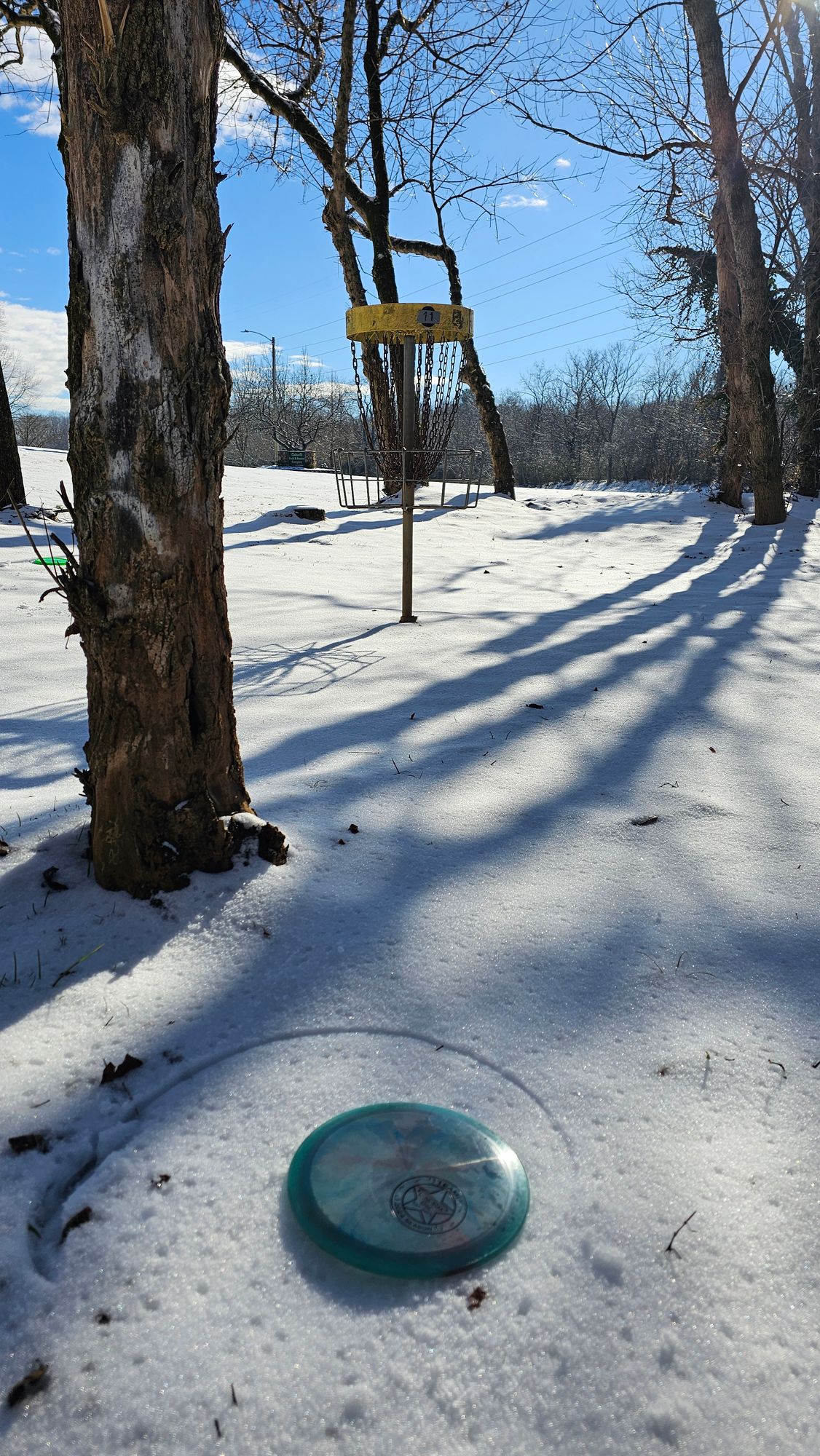 Hole 11 Snow swoopage