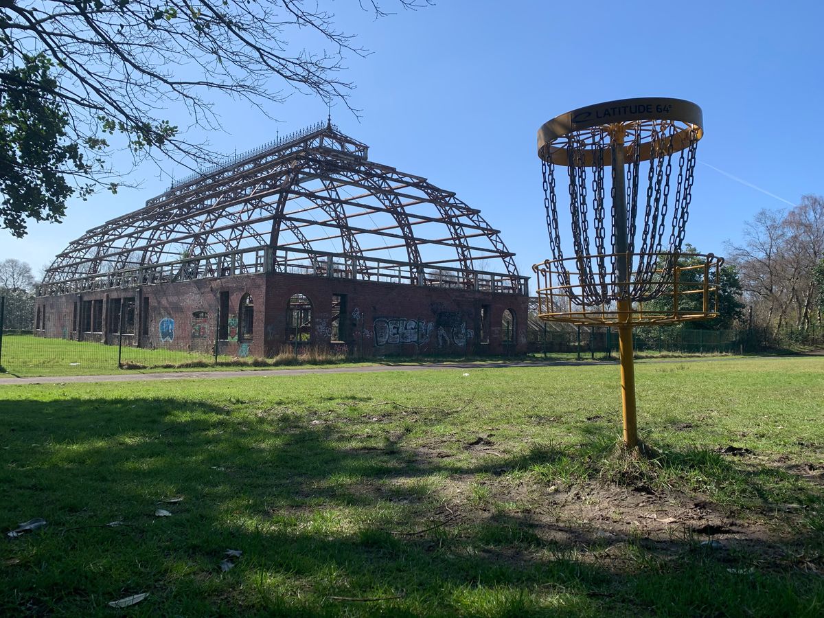 The Victorian Winter Gardens overlooking the basket