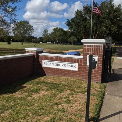Neighborhood park on Pitts Road in Pecan Grove.
