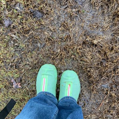 Problem solved for water in holes 1-2-3. Waterproof shoe cover from amazon. No more wet shoes.