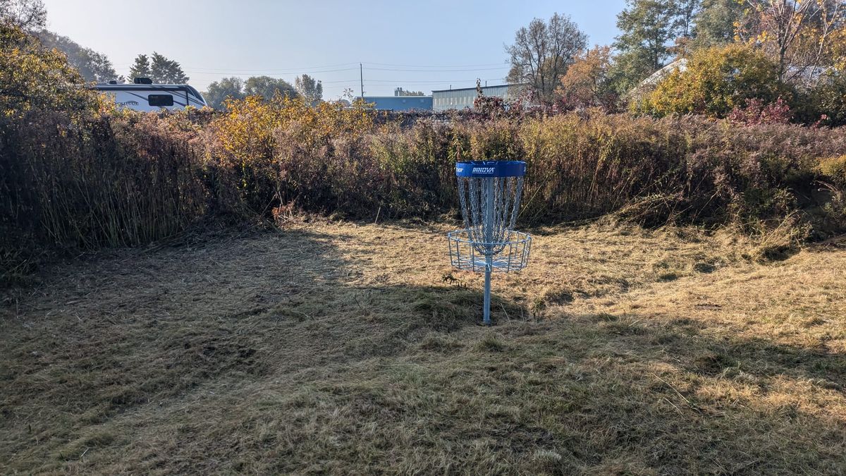 Hole 9 basket - Fall 2024