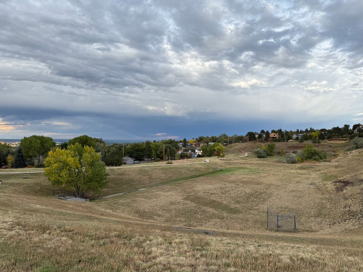 Looking east from around hole 5 pin