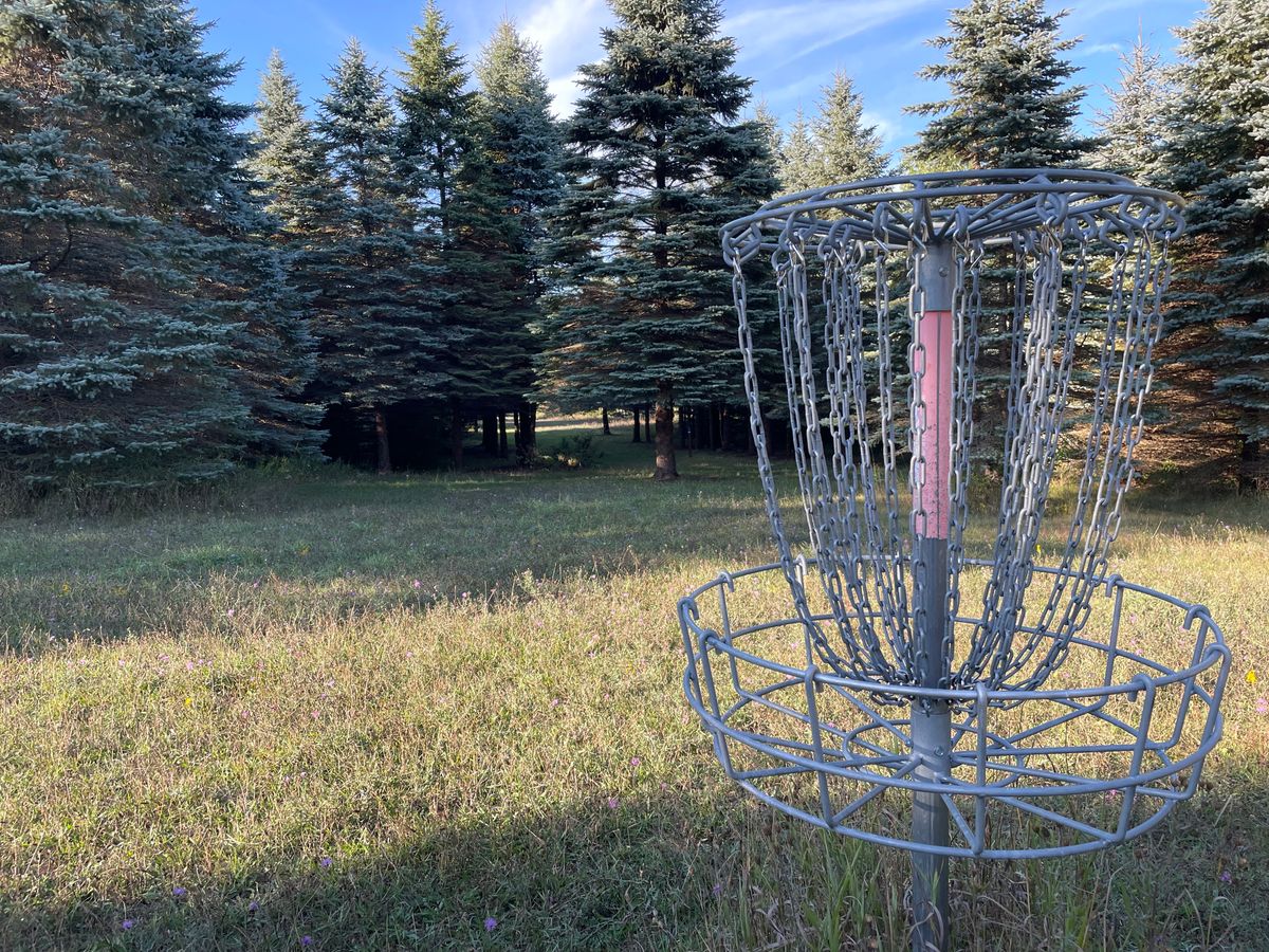 looking back towards tee pad