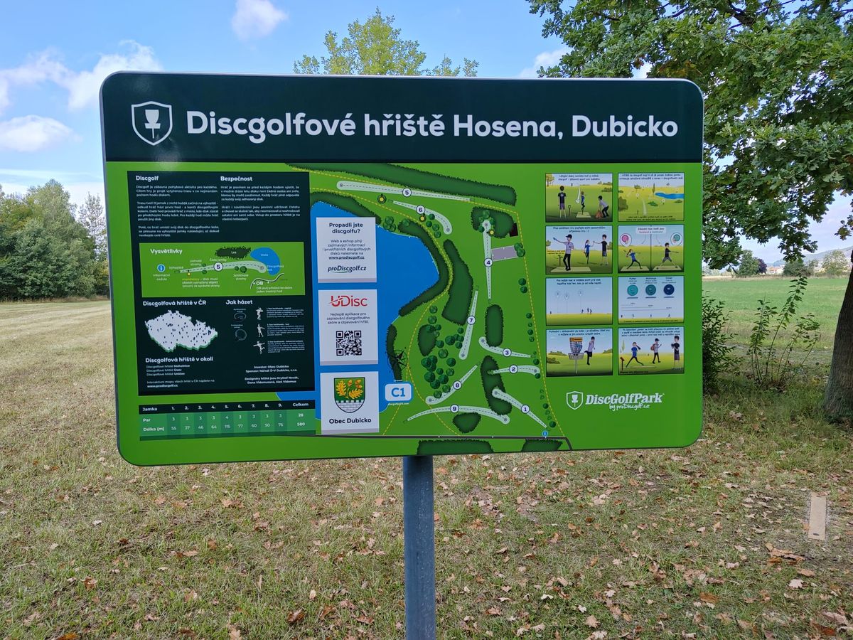 Celkový přehled rozmístění košů.