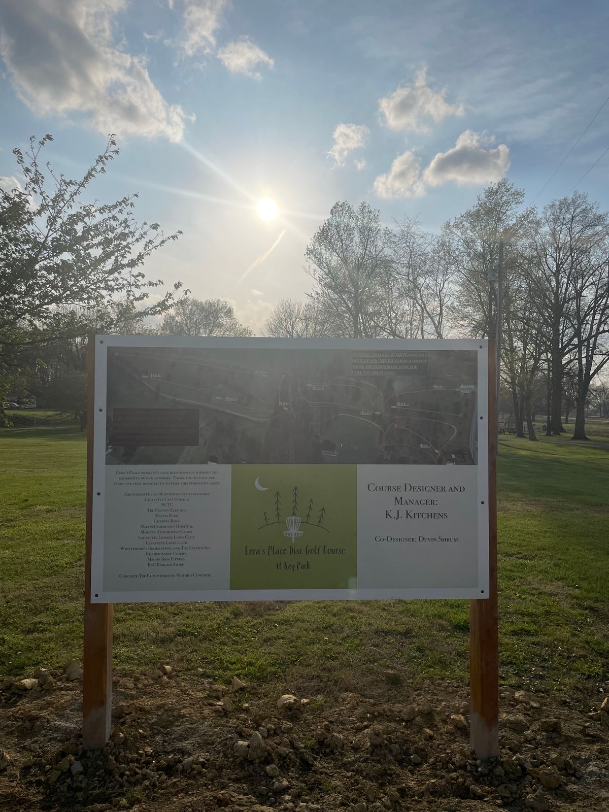 Course Sign