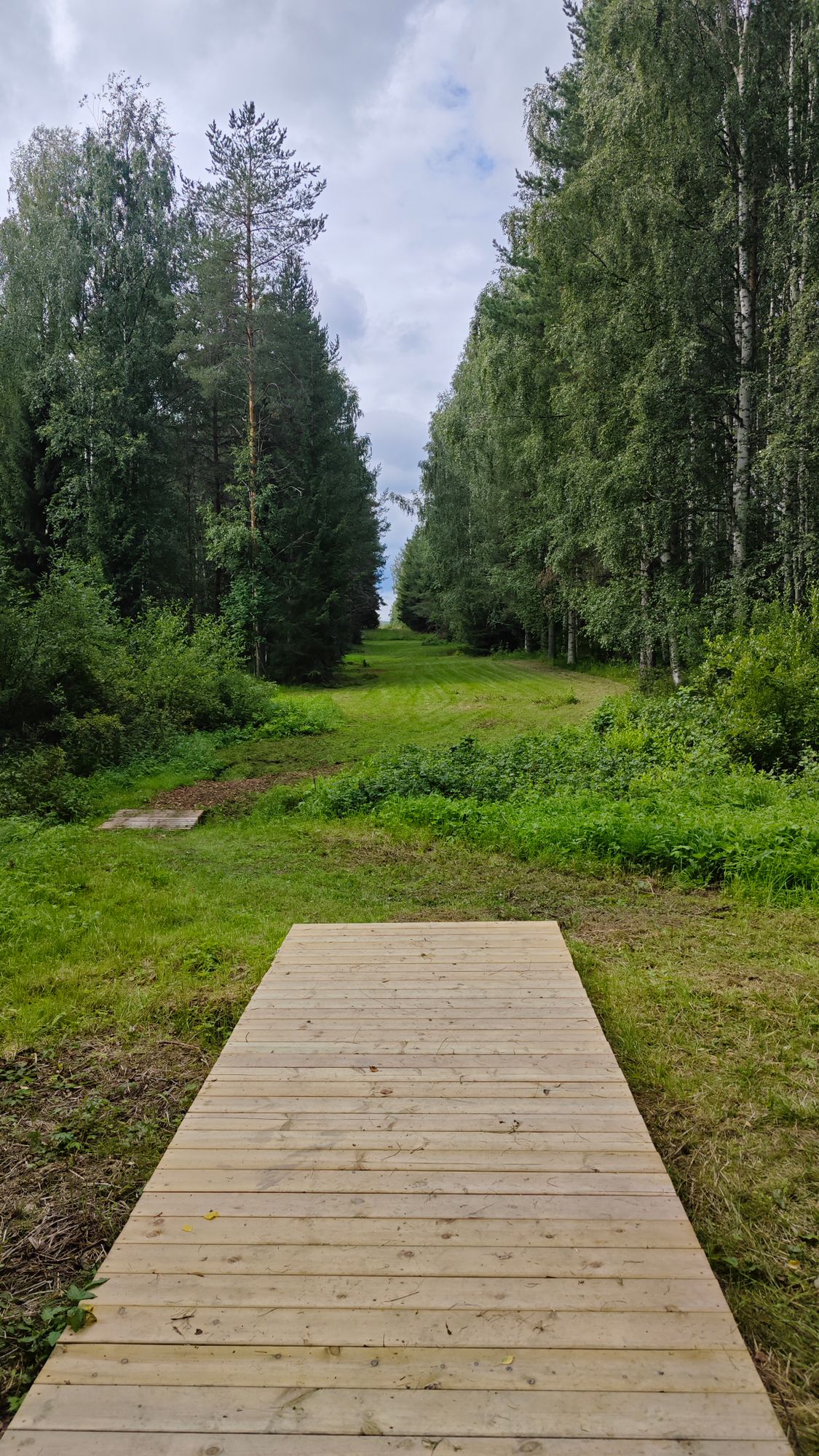 Hål 4. 
OB i bäcken 