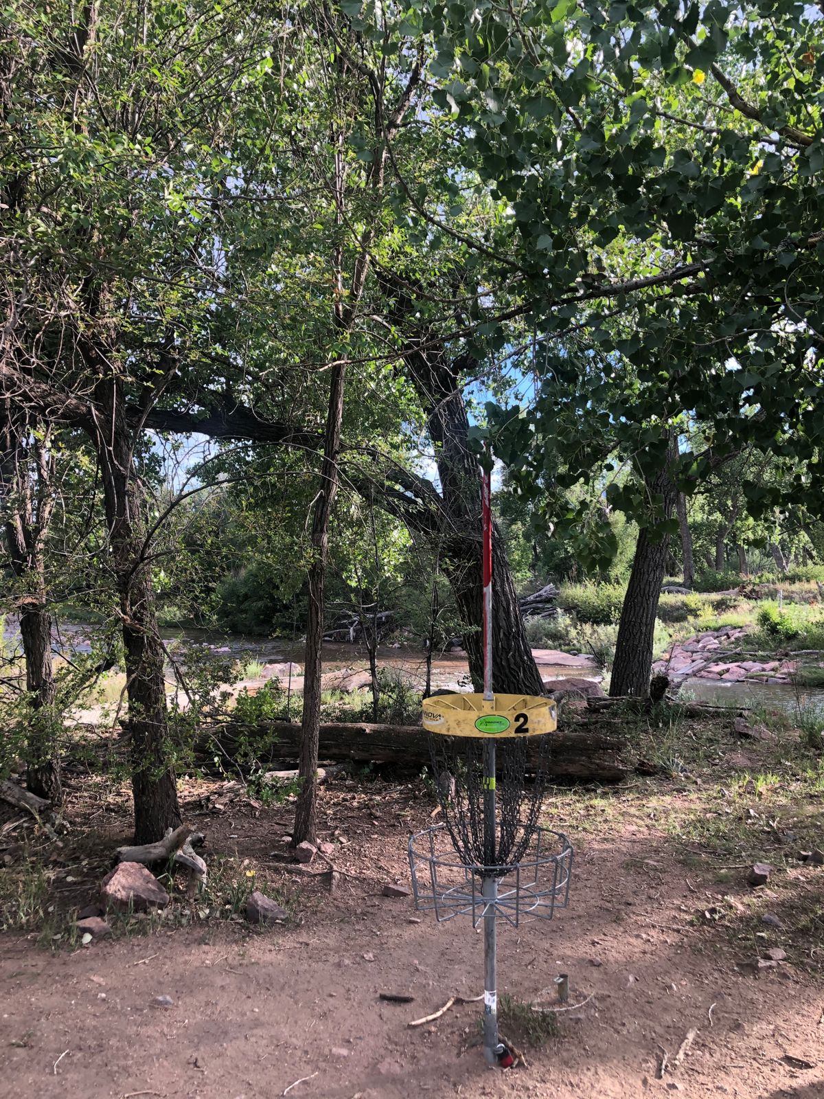 Hole 2 basket