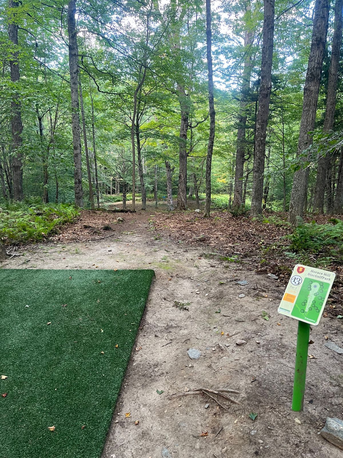 Hole 13 tee pad