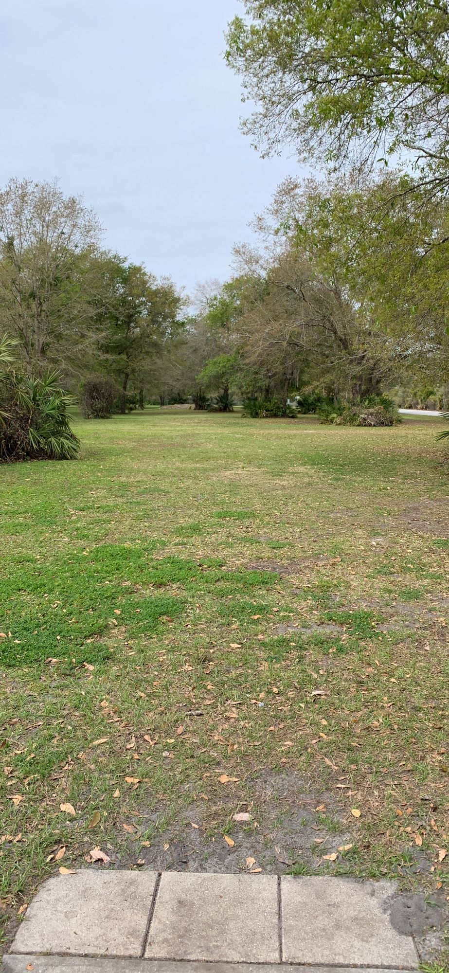 Hole 1 from the pad