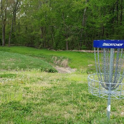 Hole 2 with 8 in the background.