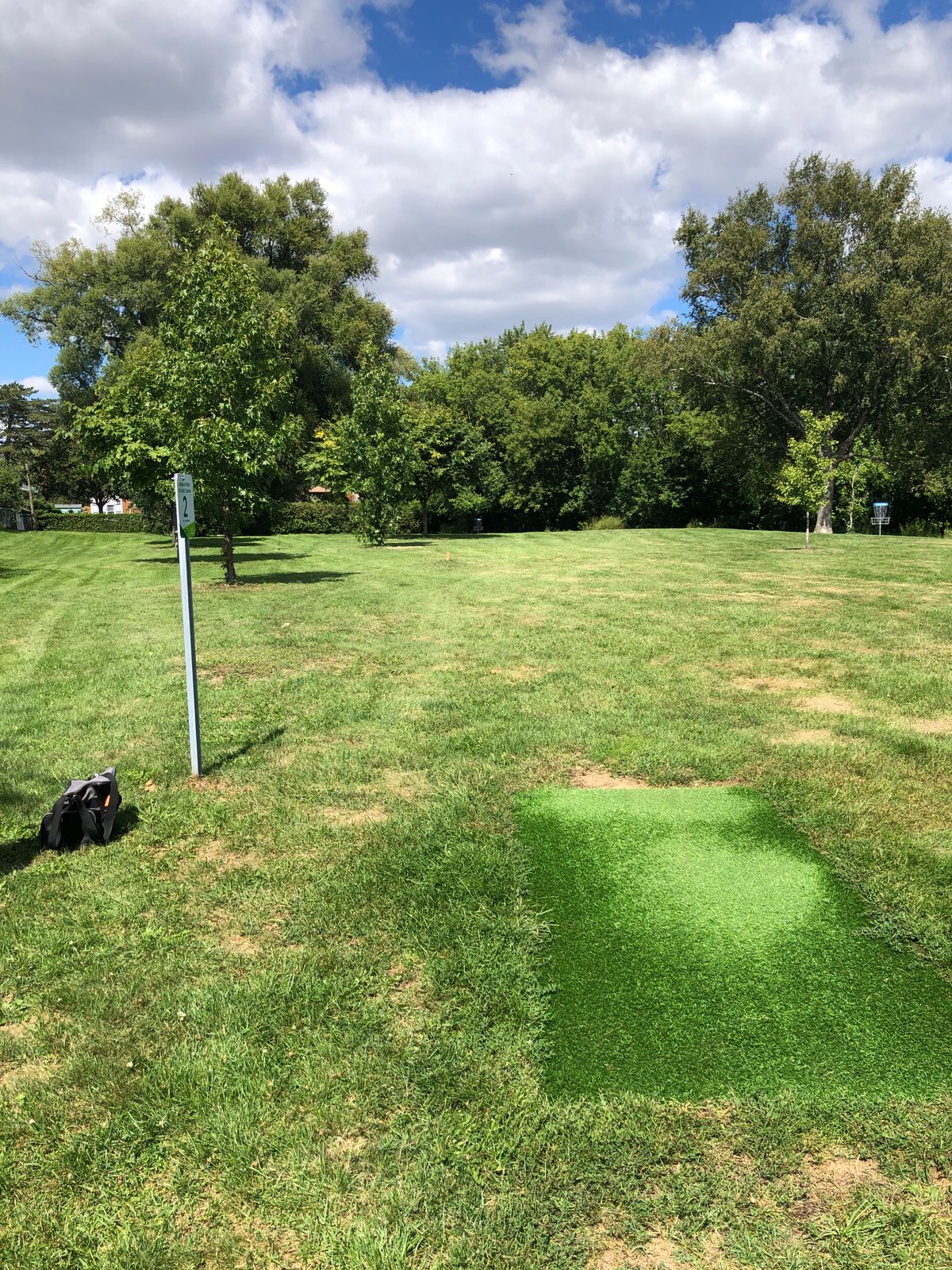 Hole #2 - Tee pads installed June 2024.