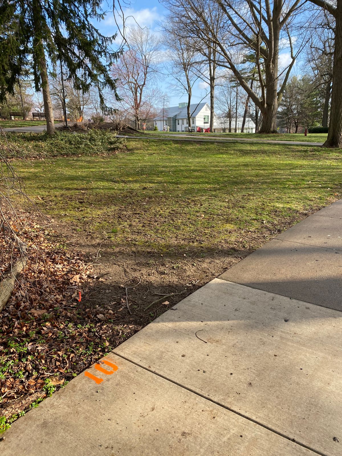 Hole 10, may have pedestrian traffic.