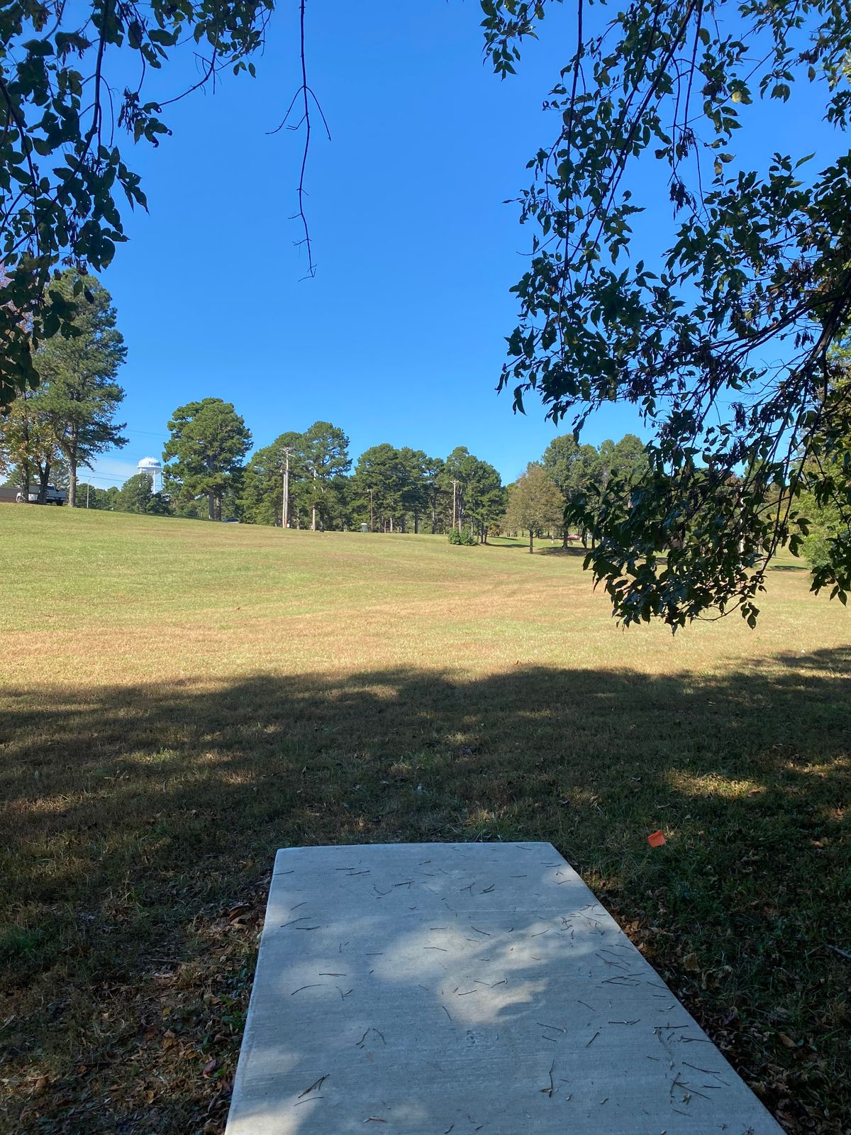 Hole 2 tee pad (red/white)