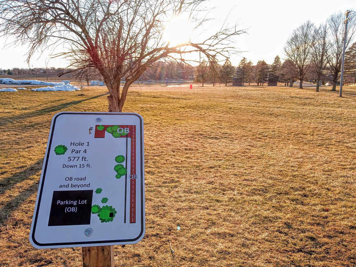 Hole 1 downhill