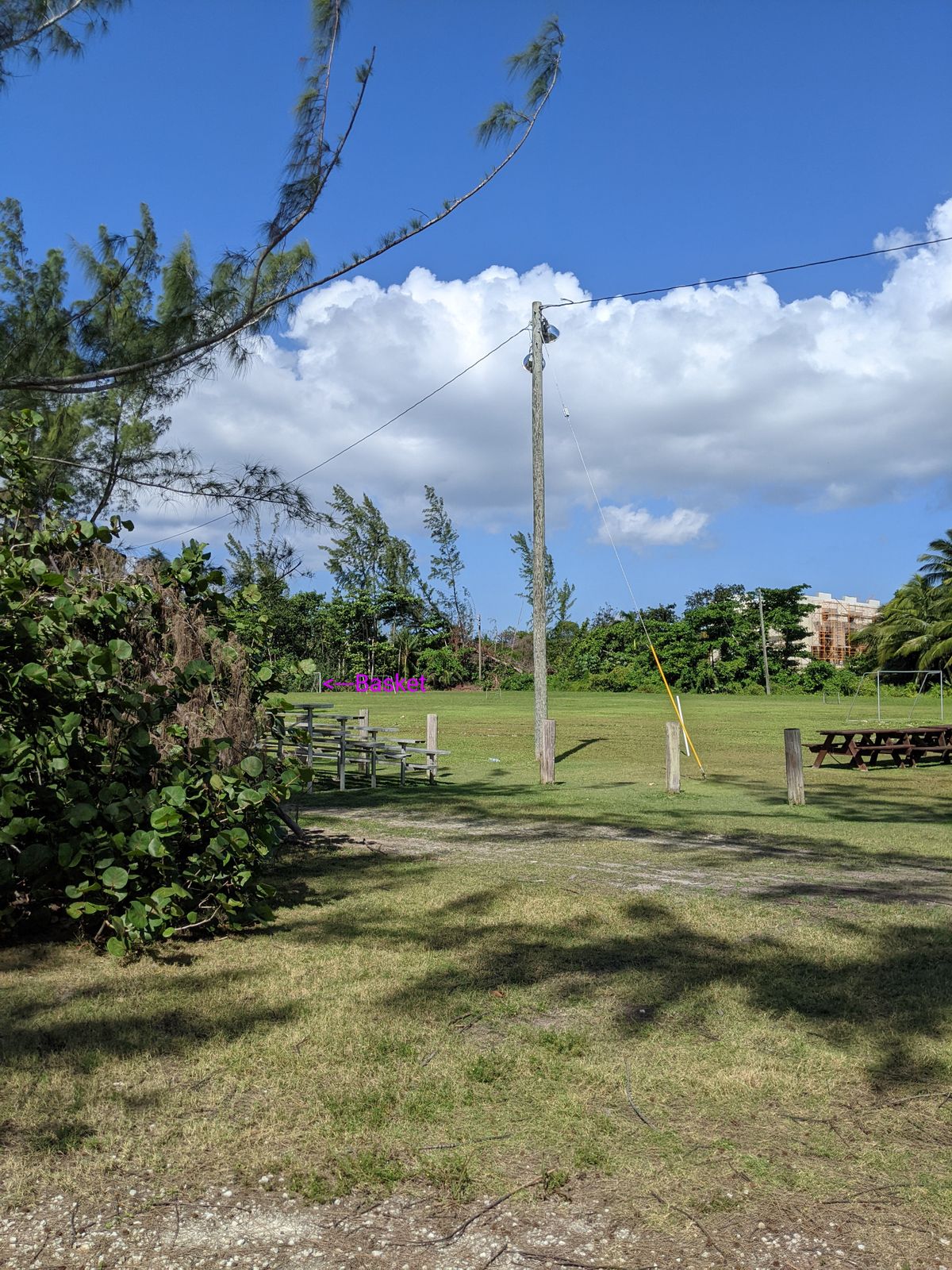 Hole #2 Right goal post