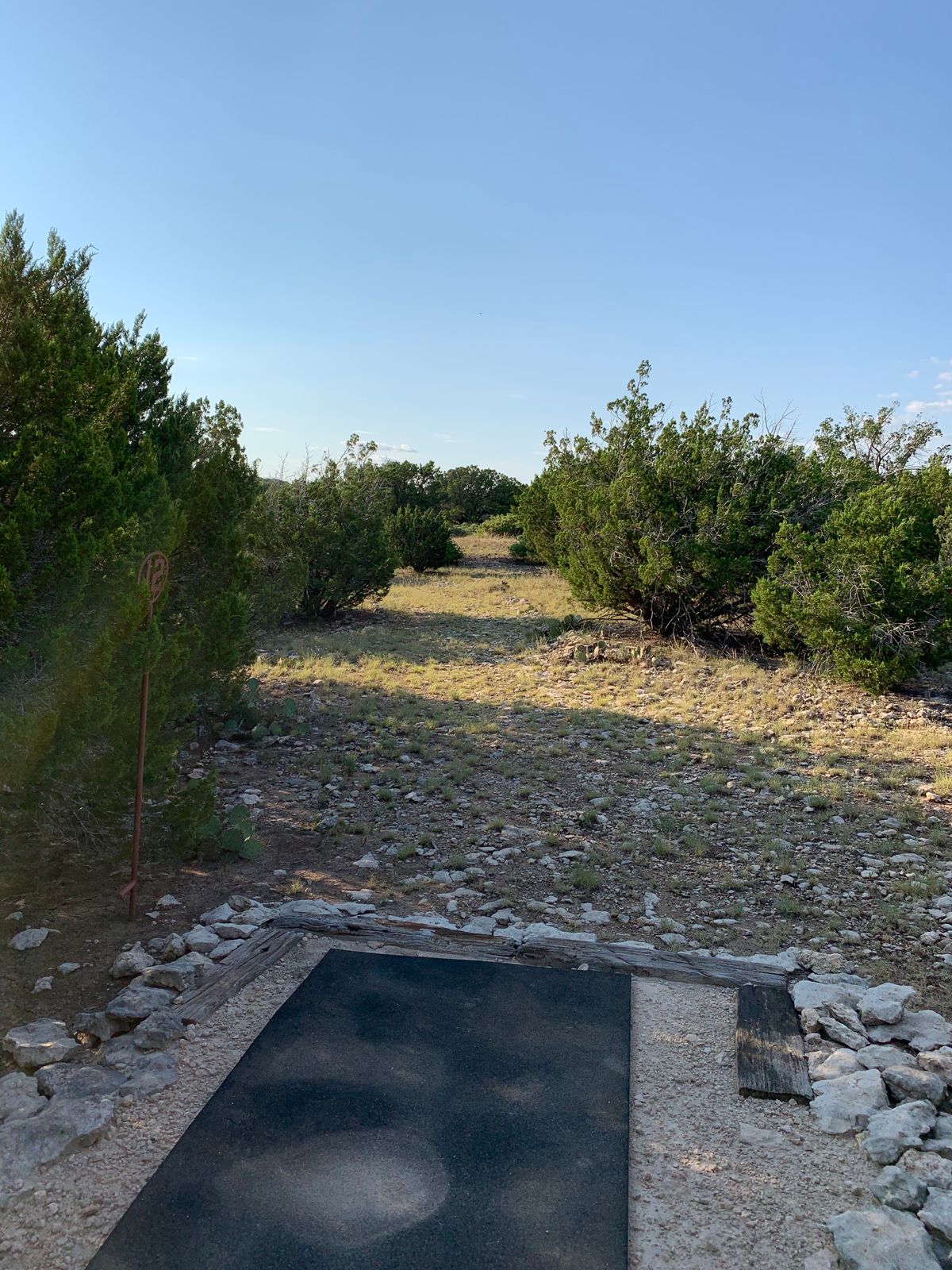 12 you’re not out of breath from 11’s basket hike to 12 teepad, are you?  Short hole