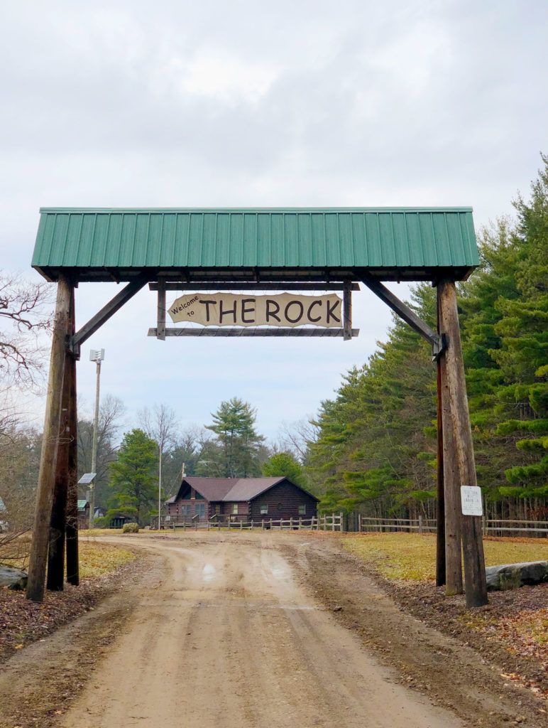 Entrance to camp