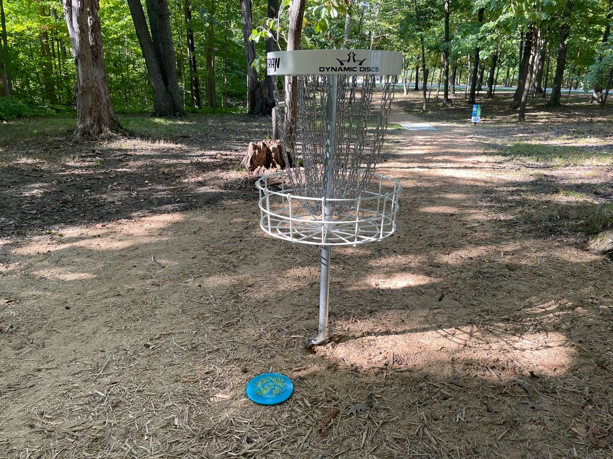 Hole 1 basket