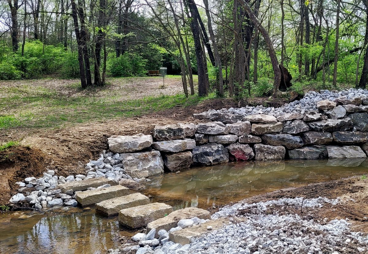 Hole 11
New Streambank mitigation and Boulder steppers completed.
