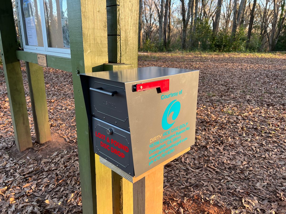 New addition to Parker’s pasture!! A lost and found box that locks.