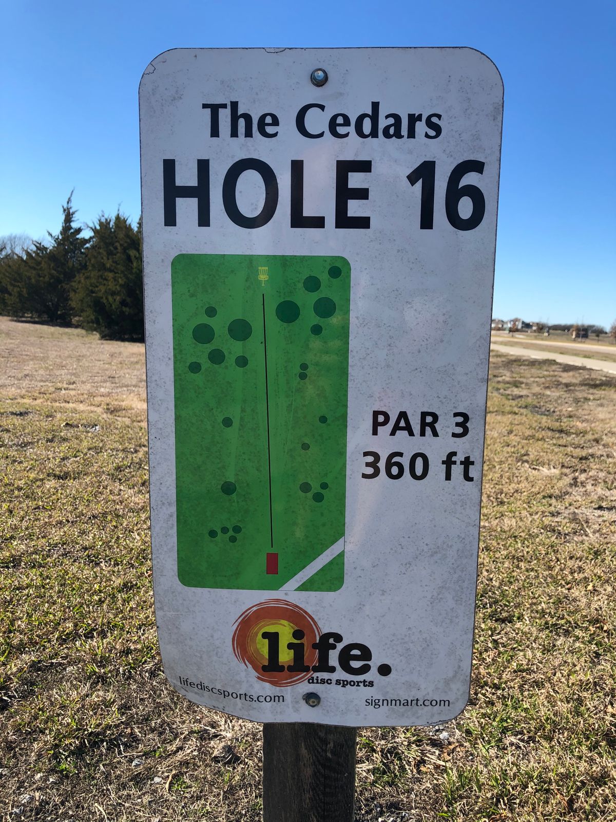 #16 sign