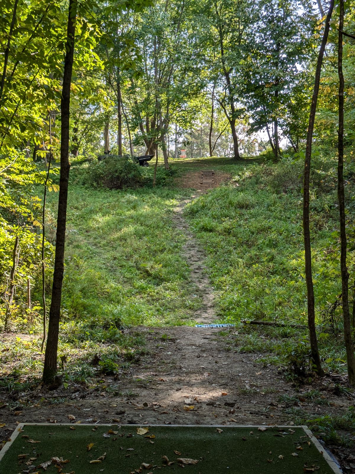 Hole 9 with new stairs