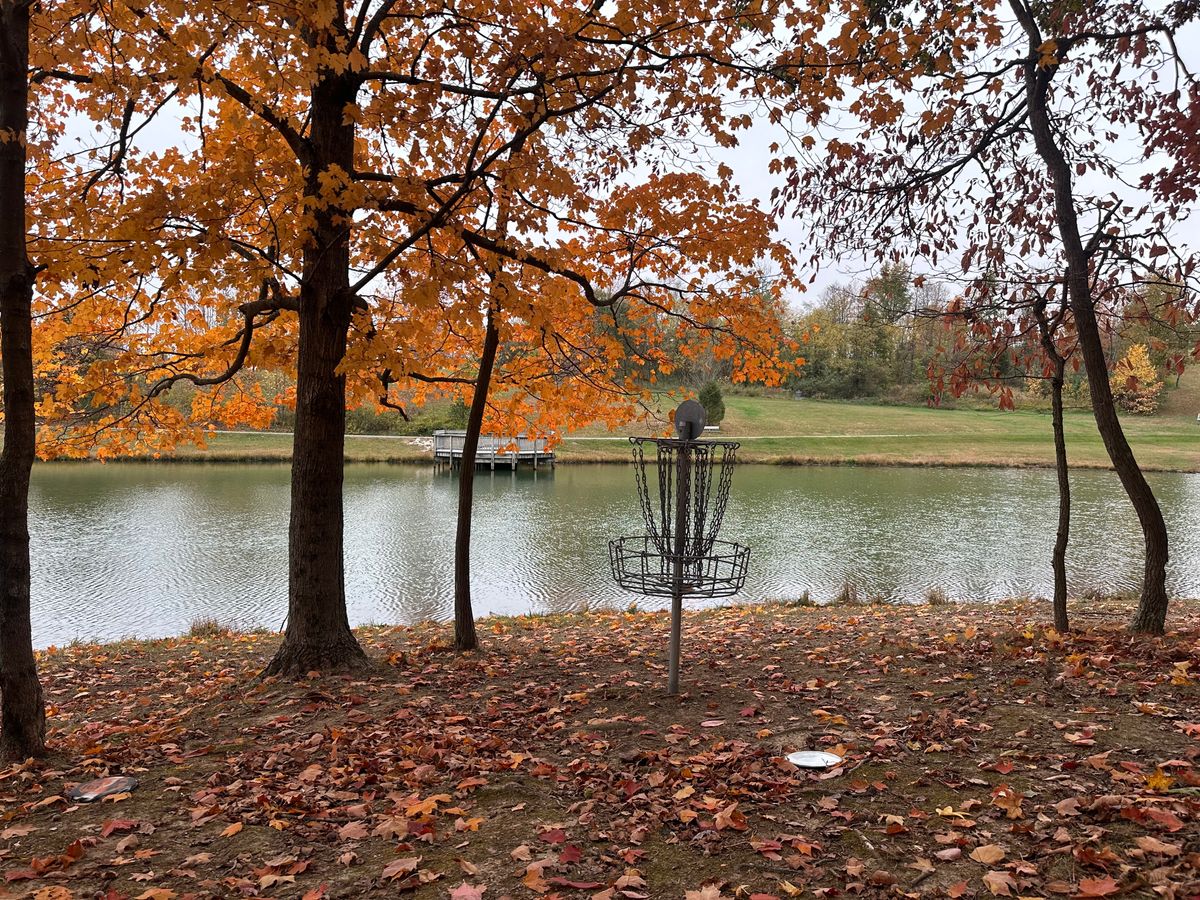 Hole 18 in the fall.