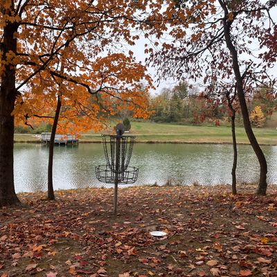 Hole 18 in the fall.
