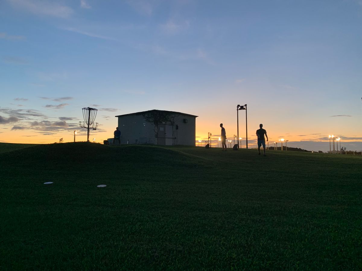 Sunsets in Okinawa are beautiful and even better looking on the course!