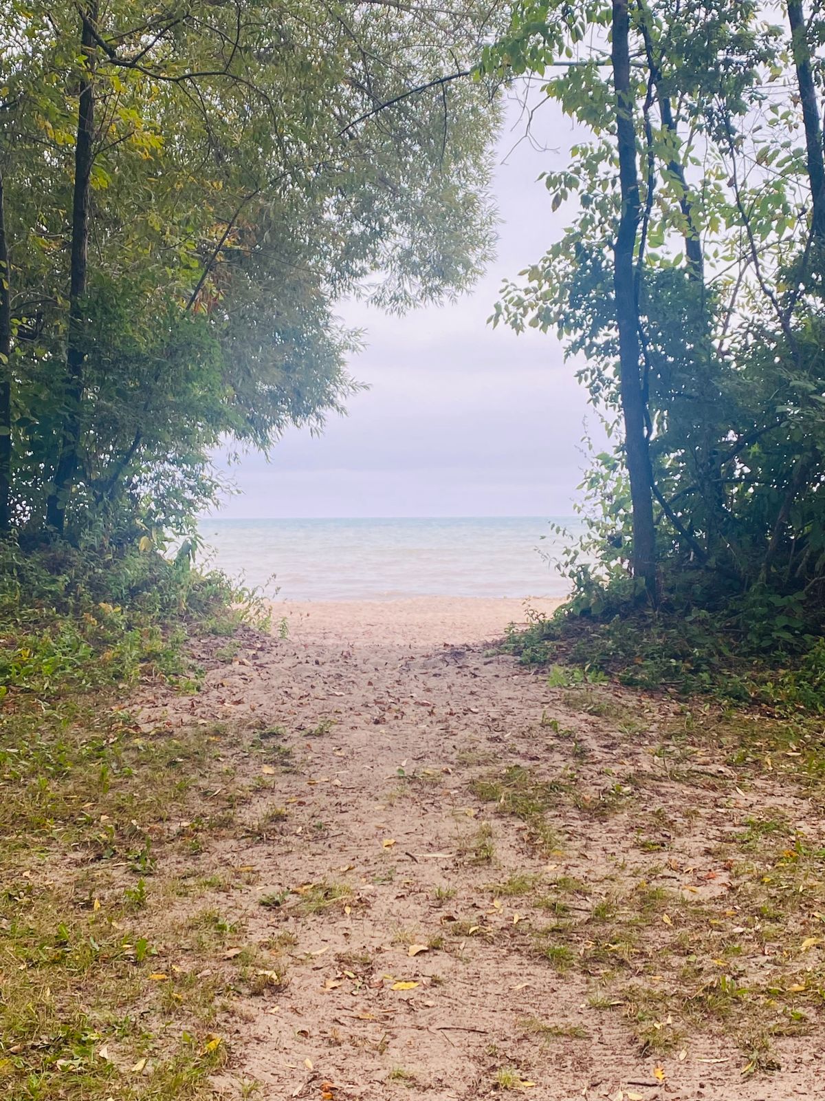 Holes very close to Lake Michigan