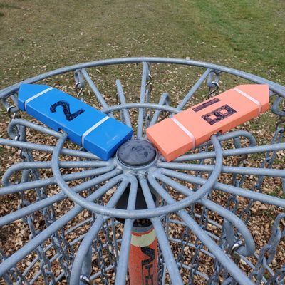 Direction arrows point you to the next teepad(s)