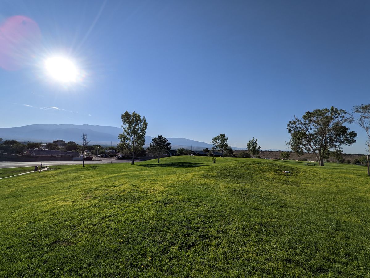 Vista Hills park is a lot of short holes with few obstacles. Great to work on approach shots.