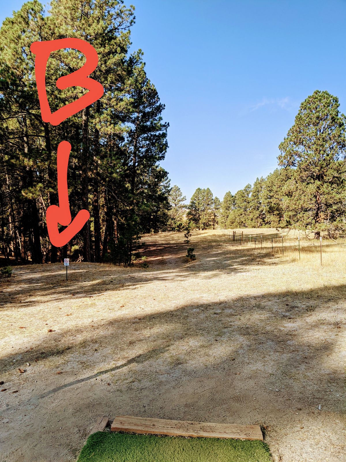 Red pin placement.