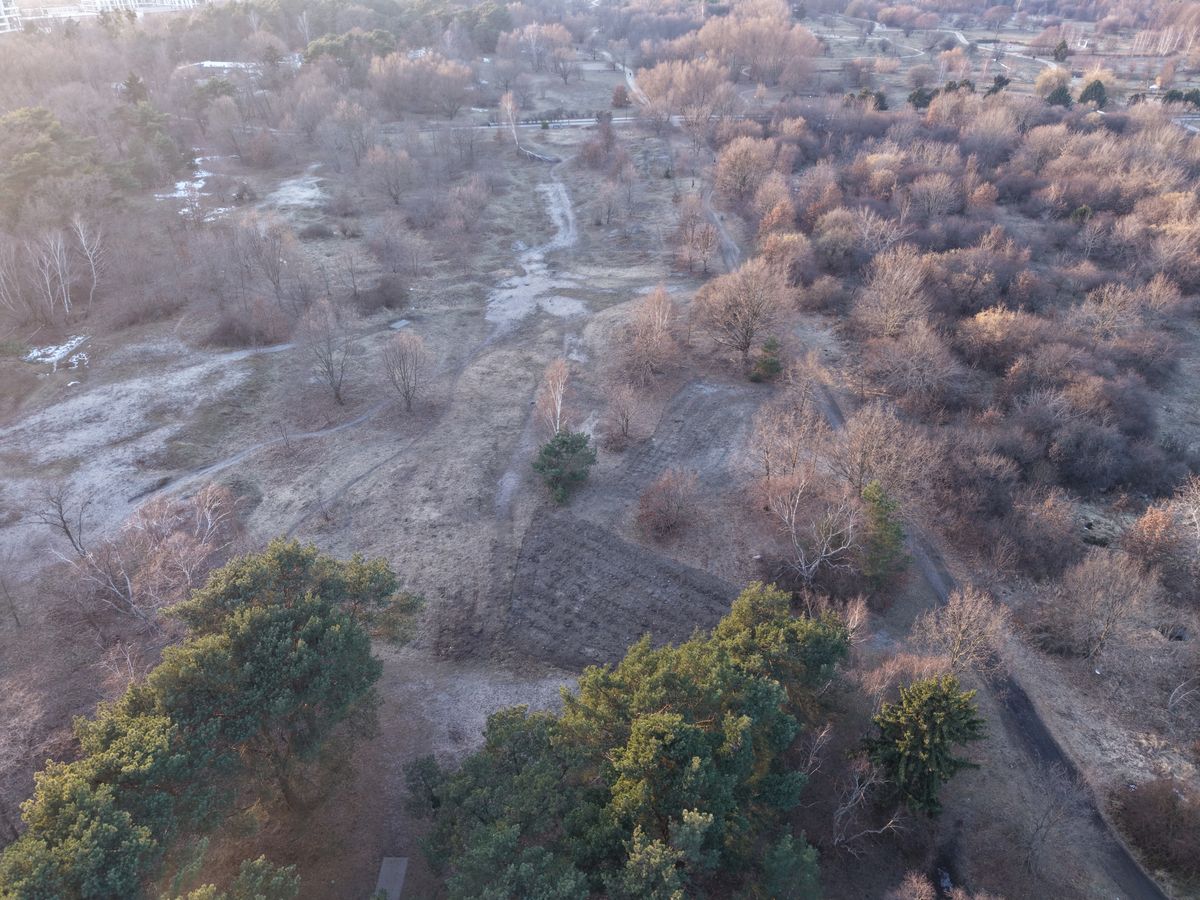 Winter view of hole 2