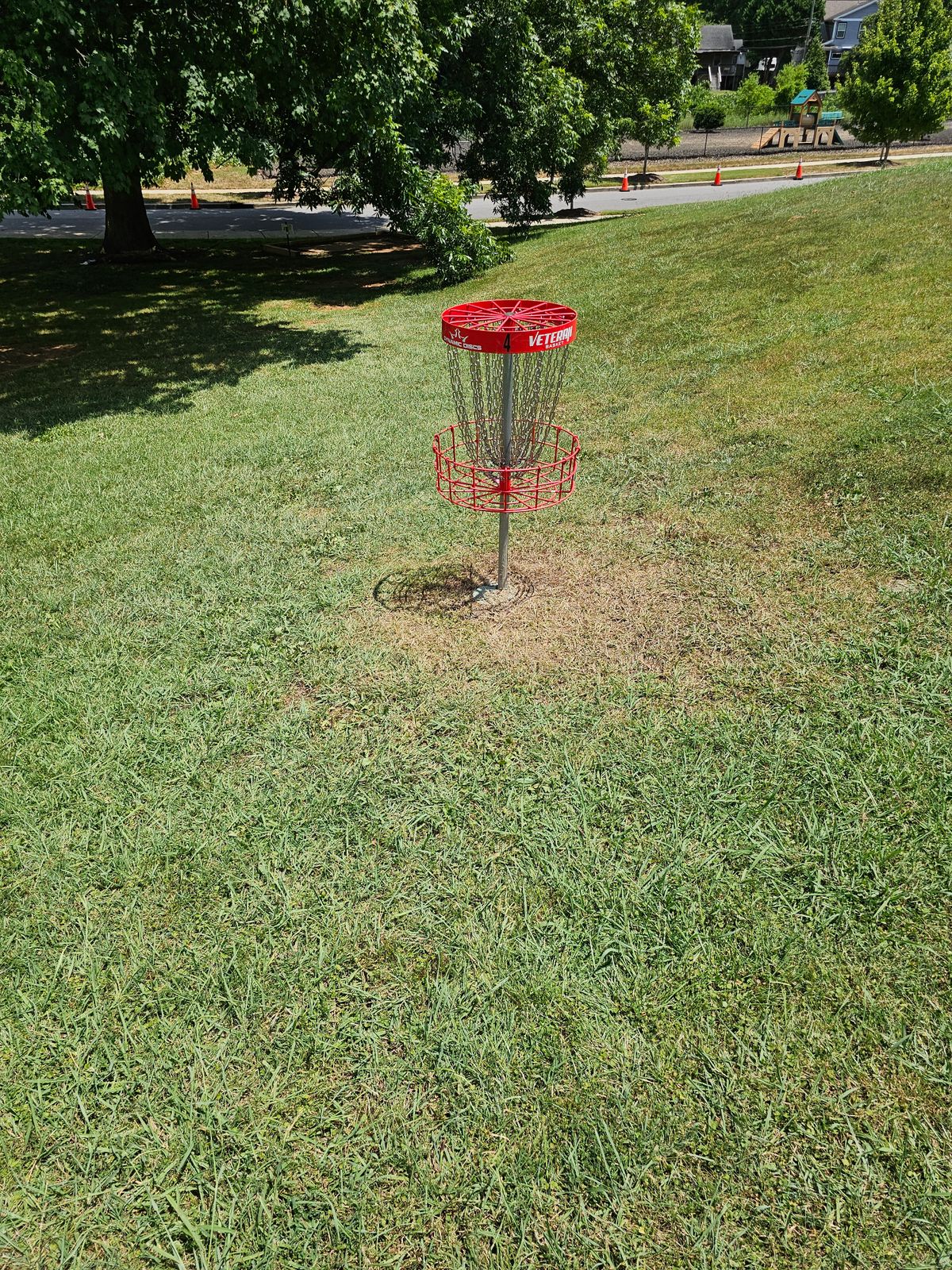 Hole 4's basket