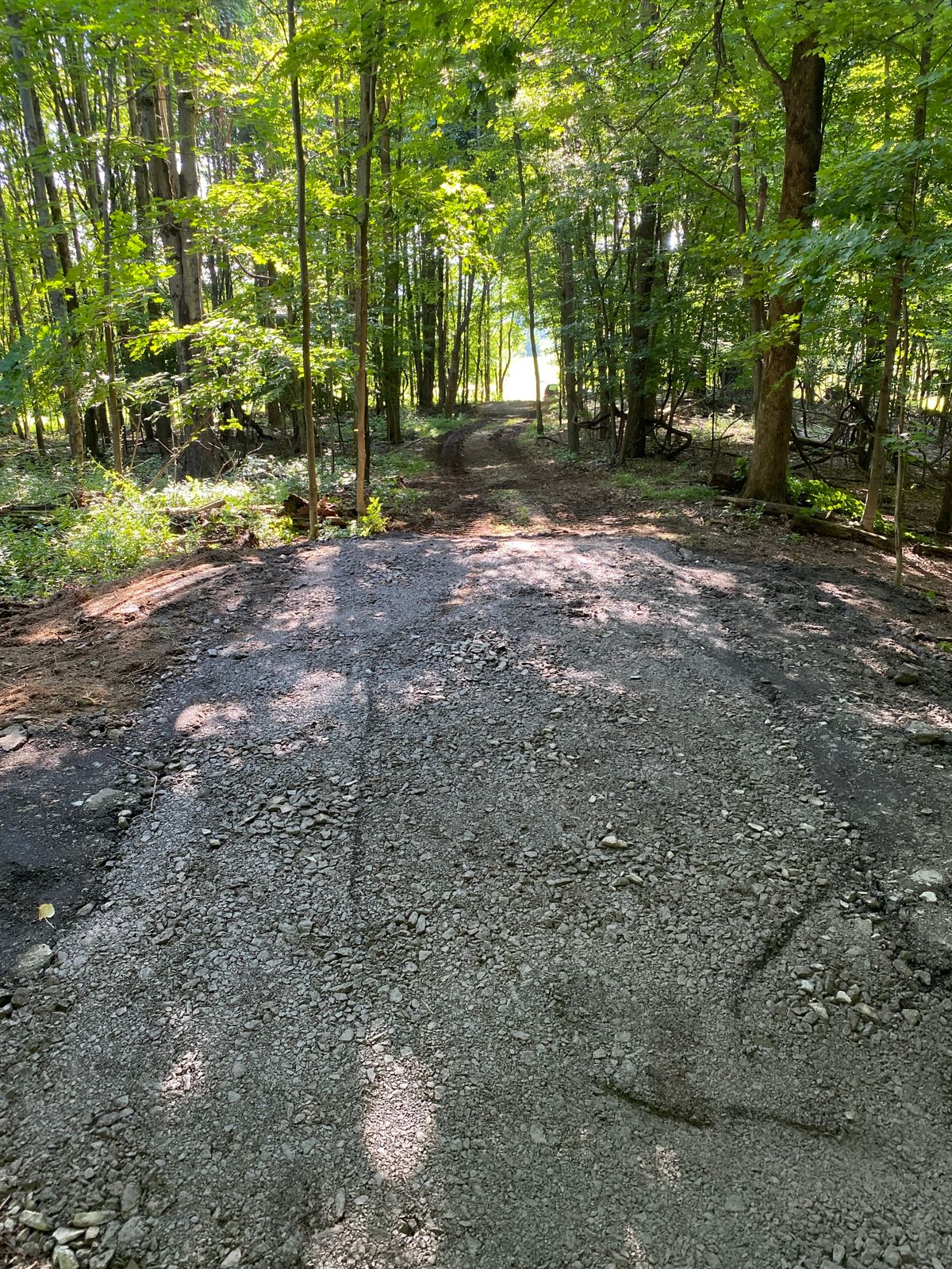 Hole 5 blue new tee pad base stone for concrete
