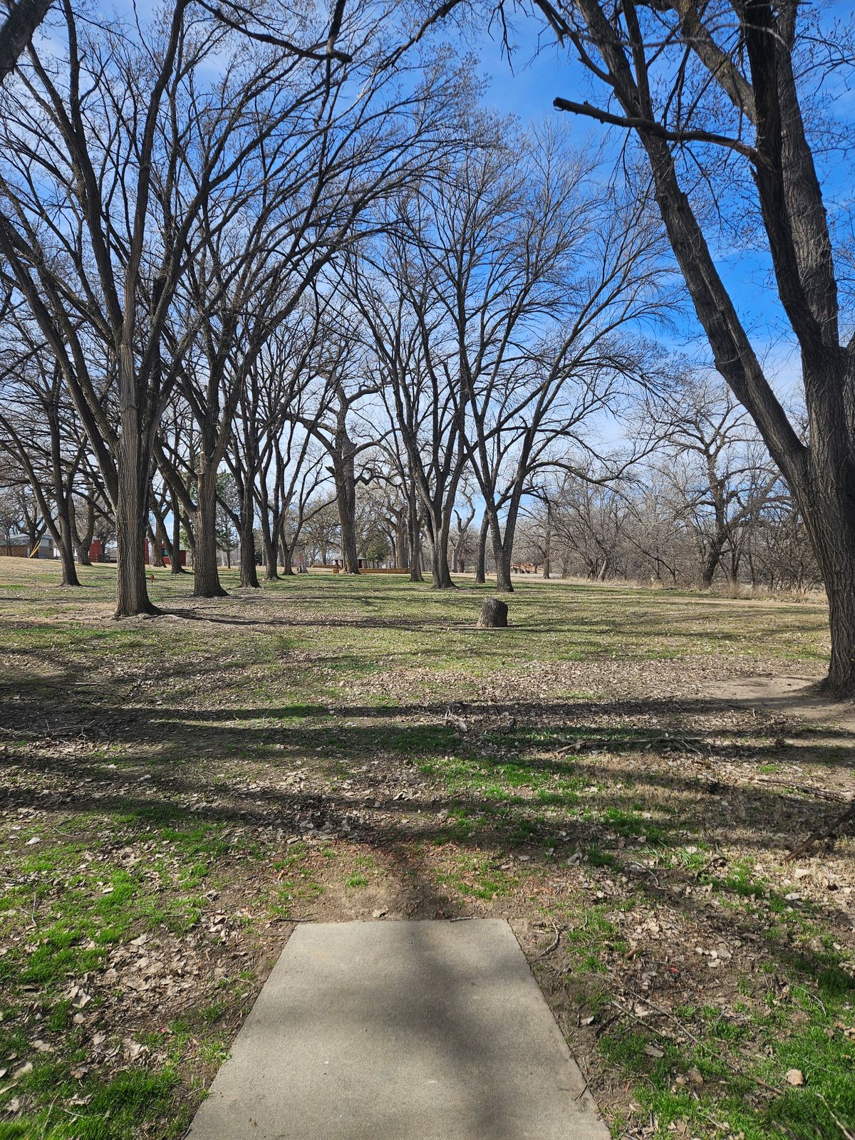 Hole #2 standing on teepad
