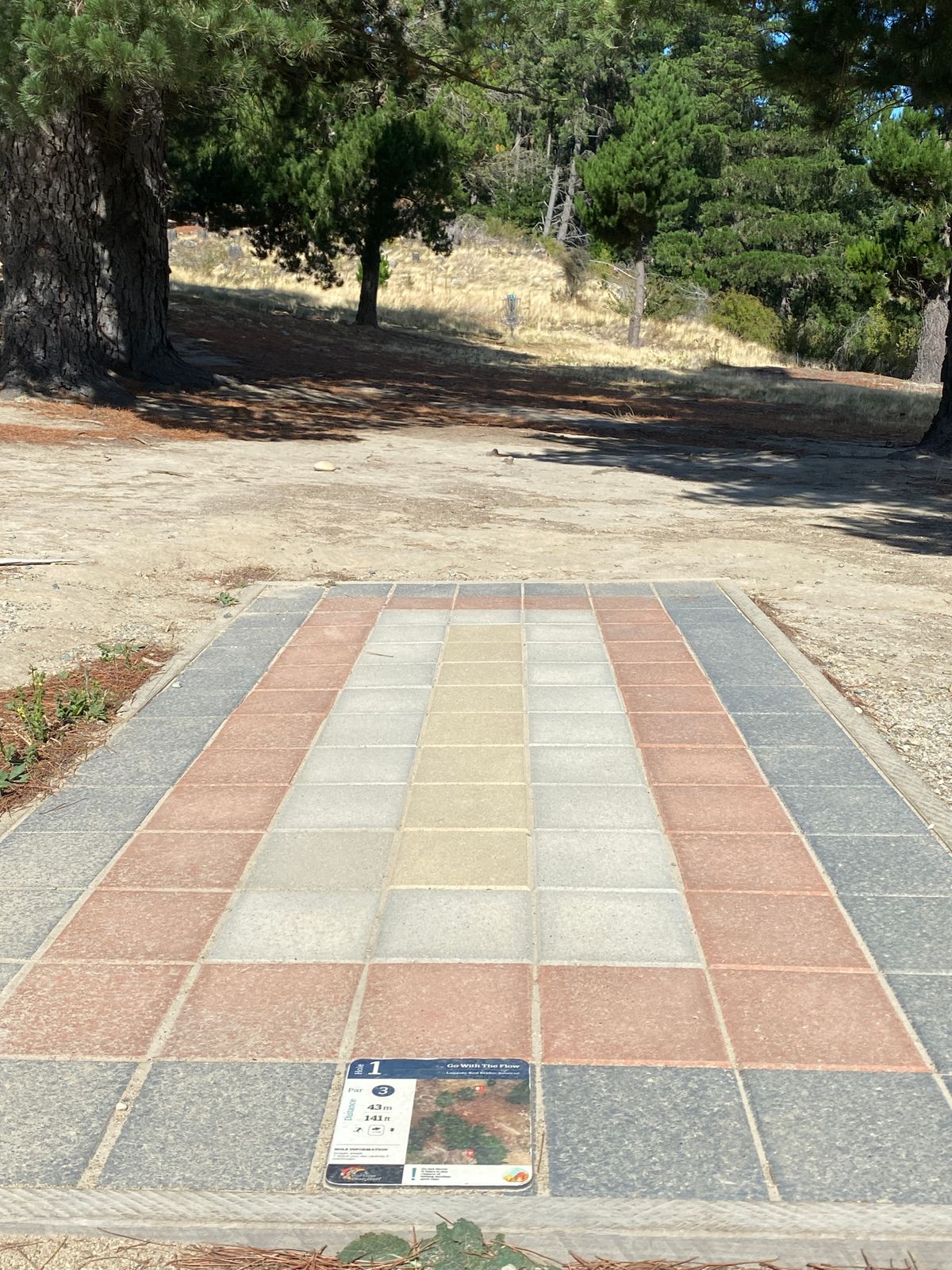 Tee Pad for the first hole