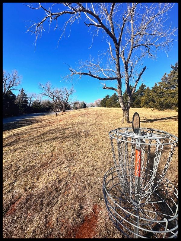 #1 basket looking back to Tee