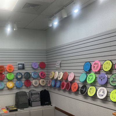 Over 150 disc in stock! Innova, Lone star, MVP, Axiom, Streamline, Doscraft! Great selection!!!